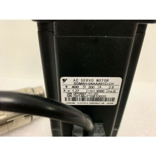 SGMAH-04AAA61D-OY YASKAWA AC SERVO MOTOR